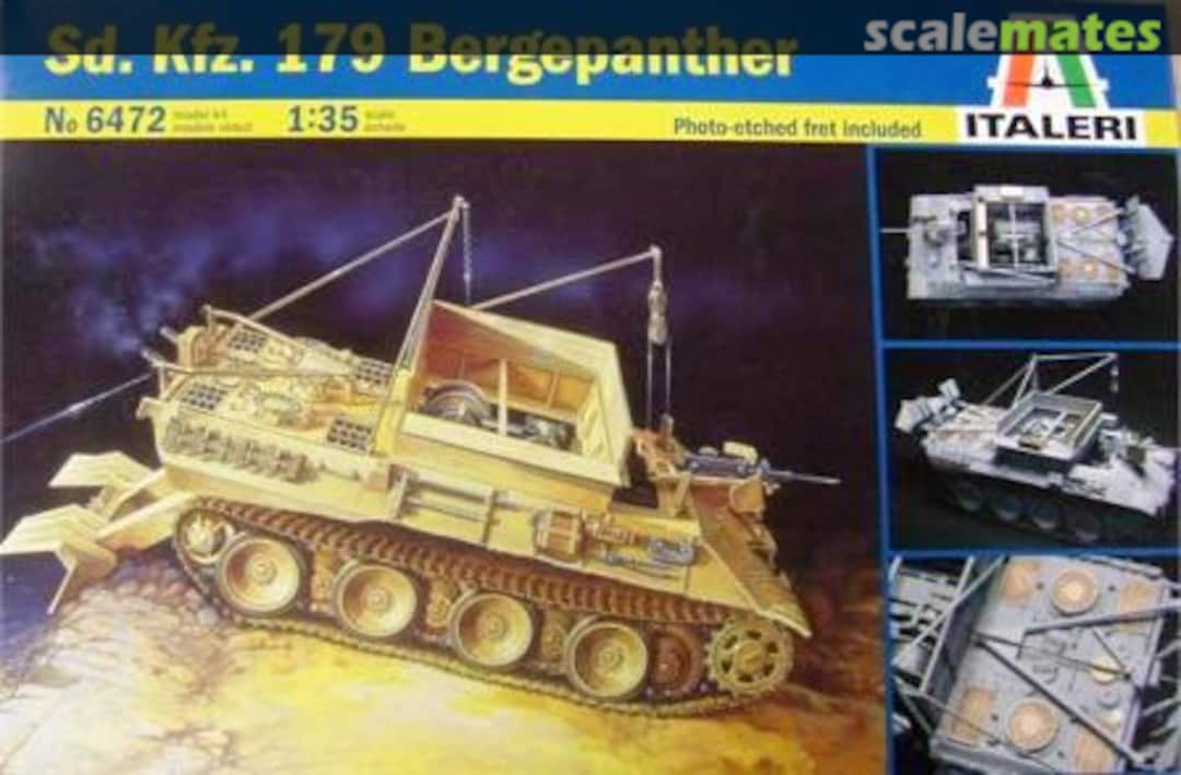 Boxart Sd.Kfz. 179 Bergepanther 6472 Italeri Boxart Sd.Kfz. 179 Bergepanther 6472 Italeri