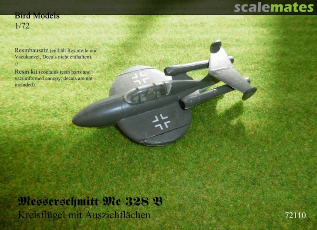 Boxart Messerschmitt Me 328 B 72110 Bird Models Boxart Messerschmitt Me 328 B 72110 Bird Models