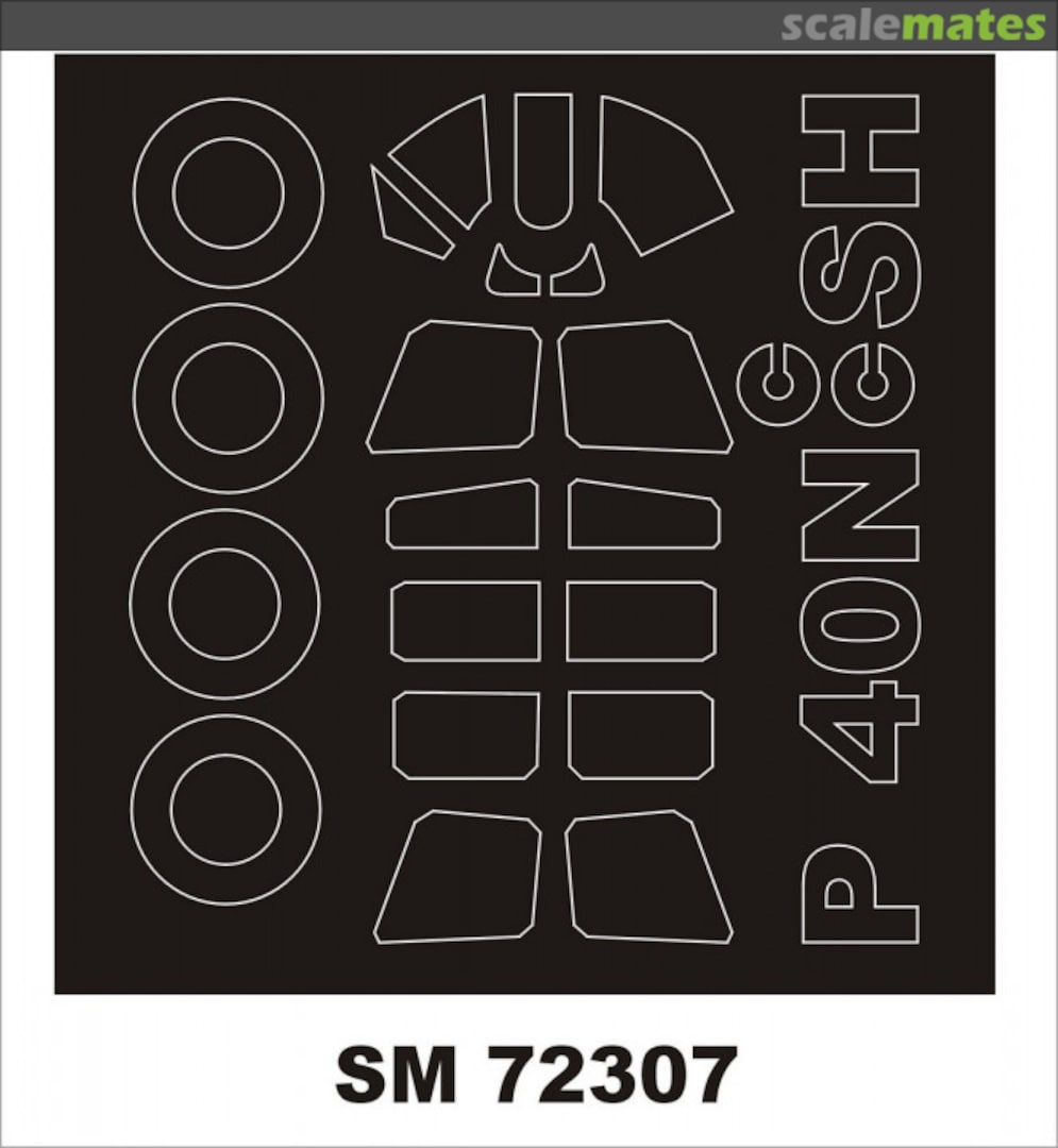 Boxart Curtiss P-40N SM72307 Montex Boxart Curtiss P-40N SM72307 Montex