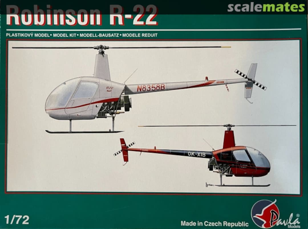 Boxart Robinson R-22 72017 Pavla Models Boxart Robinson R-22 72017 Pavla Models