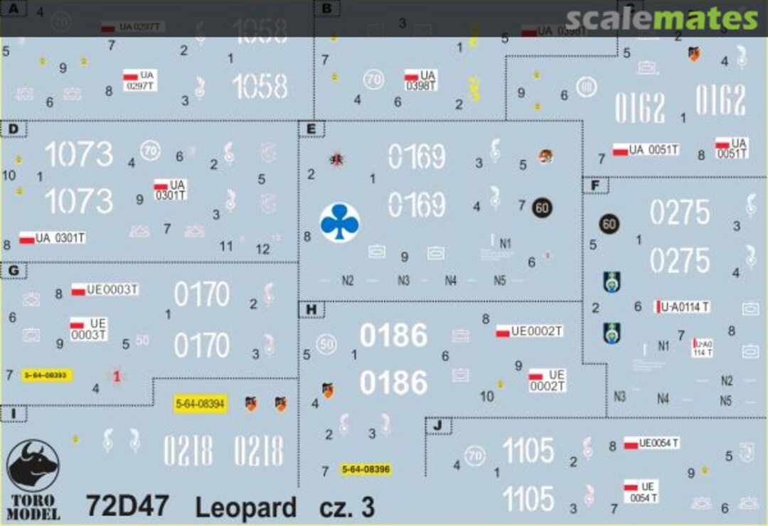 Boxart Leopard Tank in Polish Service Vol.3 72D47 ToRo Model Boxart Leopard Tank in Polish Service Vol.3 72D47 ToRo Model