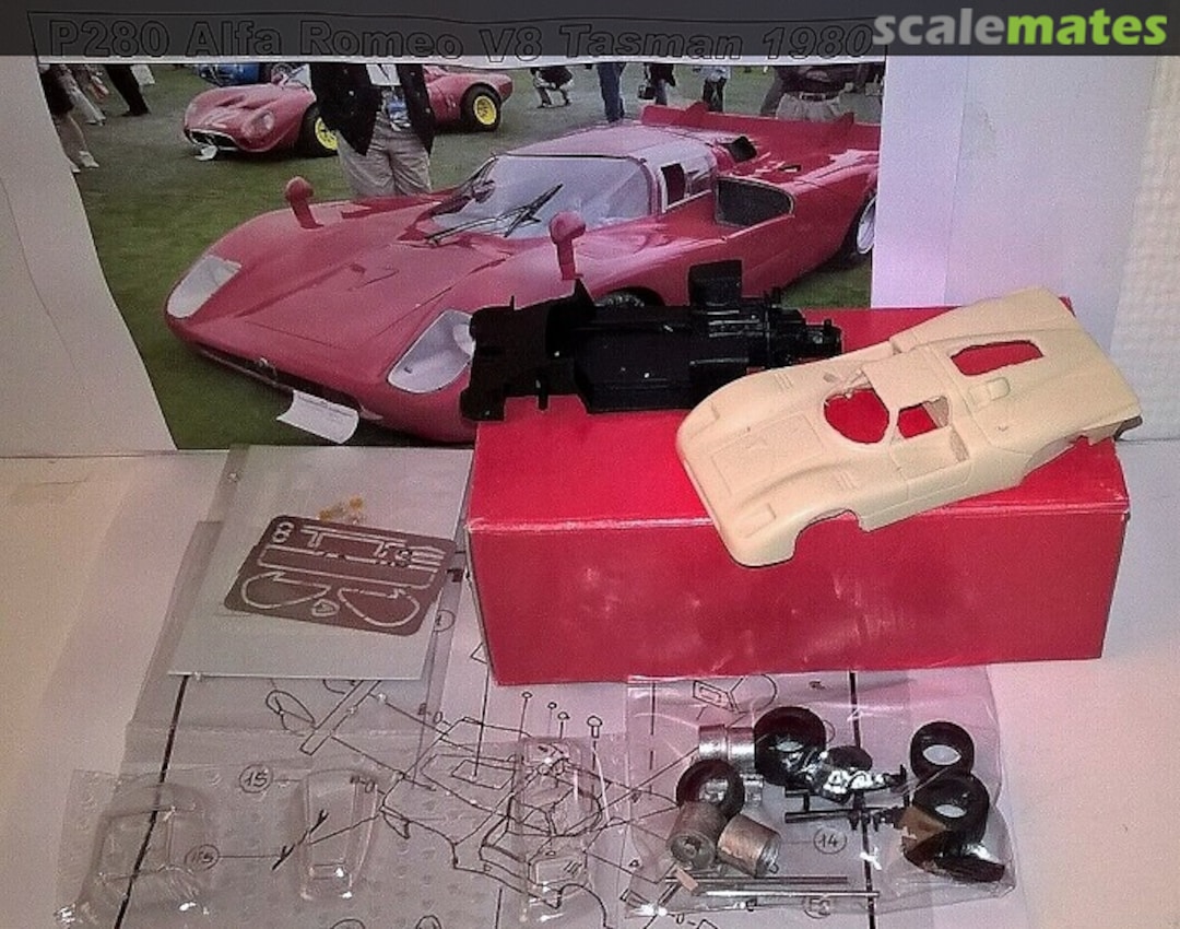 Boxart Alfa Romeo 33 V8 Coupé P280 Tron