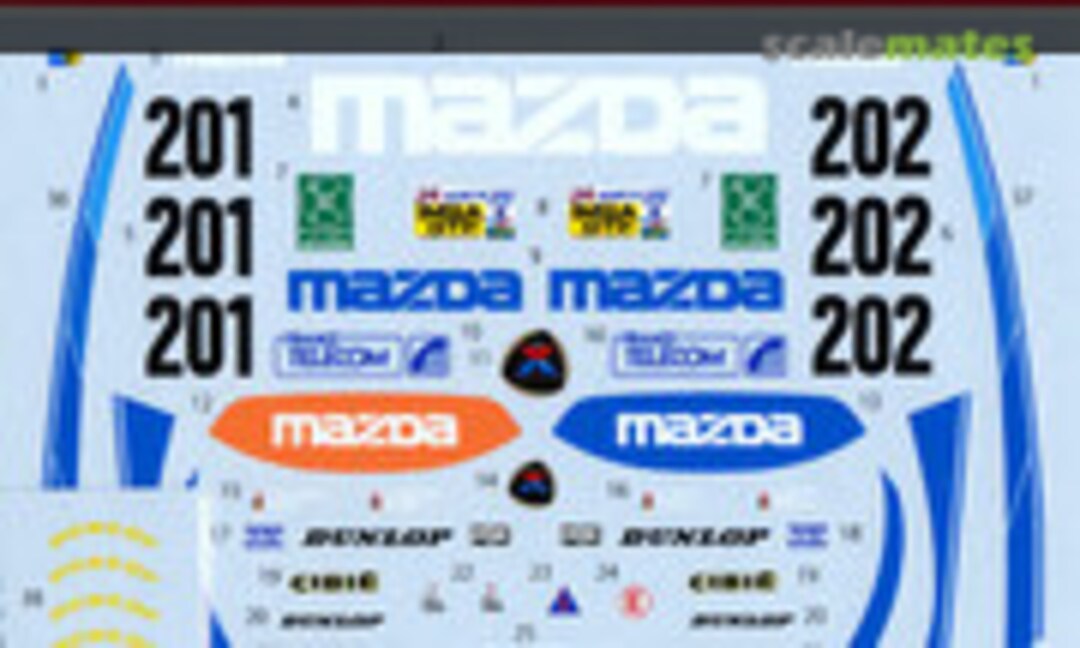 1:24 Mazda 767 #201/#202 LM 1988 (Studio27 ST27-DC1226) ST27-DC1226