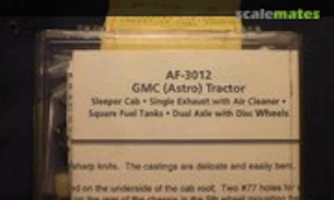 1:87 1969 GMC ASTRO 95 TRACTOR WITH SLEEPER CAB (Alloy Forms AF-3012)