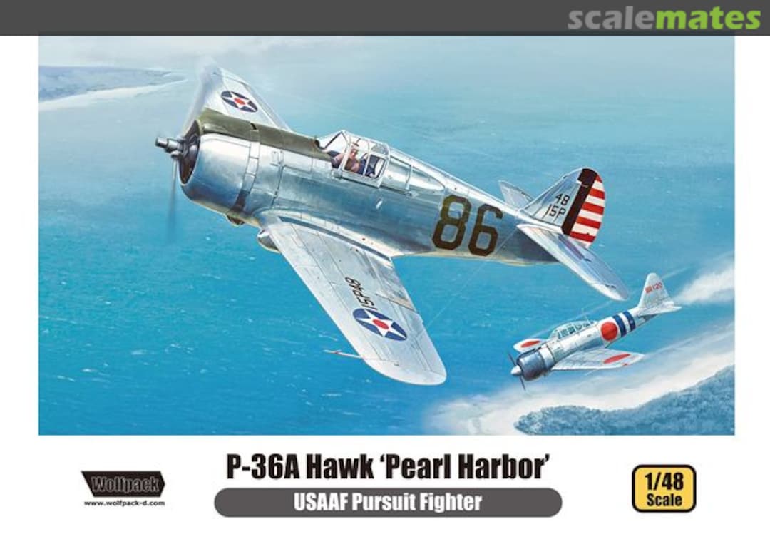 Boxart P-36 Hawk 'Pearl Harbor' WP14811 Wolfpack Boxart P-36 Hawk 'Pearl Harbor' WP14811 Wolfpack