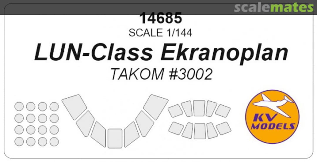Boxart LUN-Class Ekranoplan 14685 KV Models