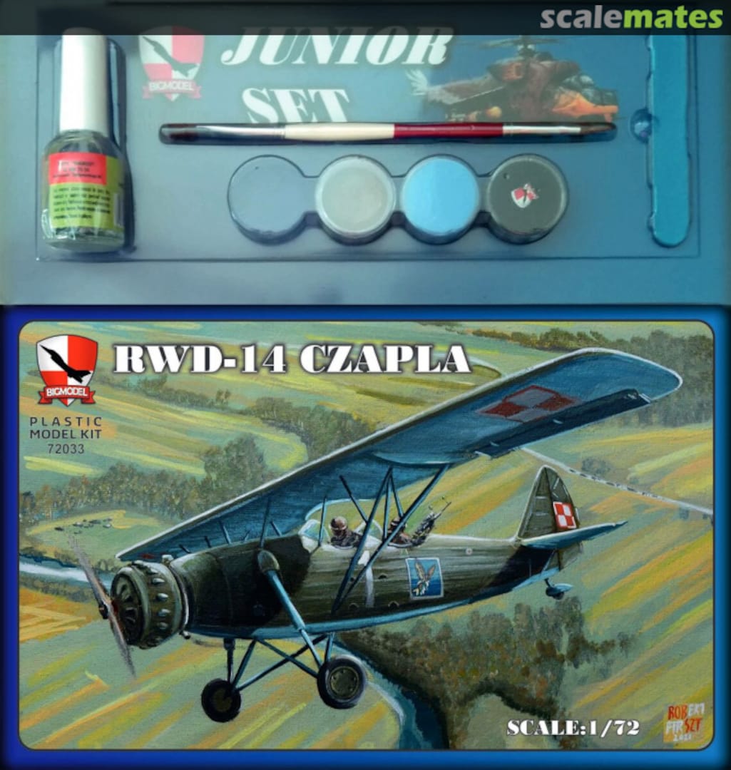 Boxart RWD-14 Czapla 72033 BIGMODEL Boxart RWD-14 Czapla 72033 BIGMODEL