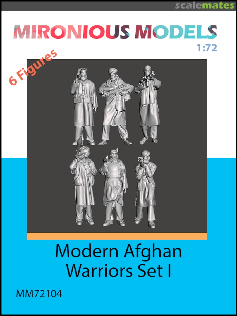 Boxart Modern Afghan Warriors Set I MM72104 Mironious Models