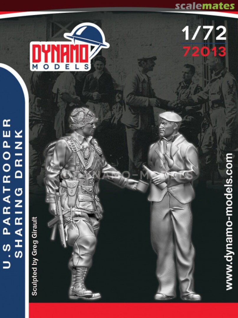 Boxart U.S. Paratrooper sharing a drink 72013 Dynamo Models Boxart U.S. Paratrooper sharing a drink 72013 Dynamo Models