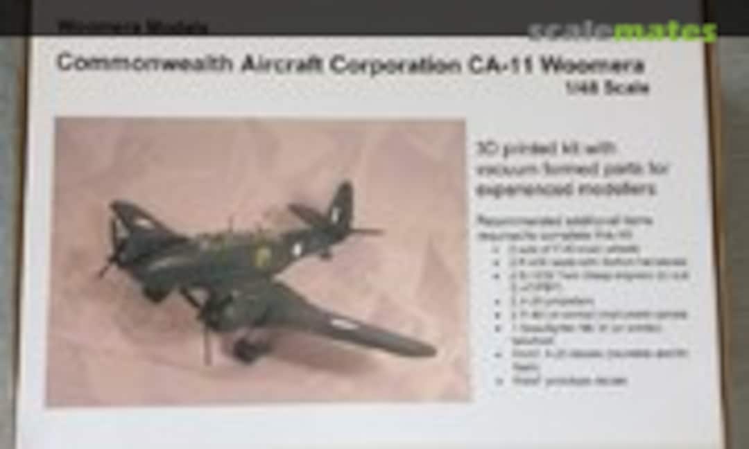 1:48 Commonwealth Aircraft Corporation CA-11 Woomera (Woomera Models )