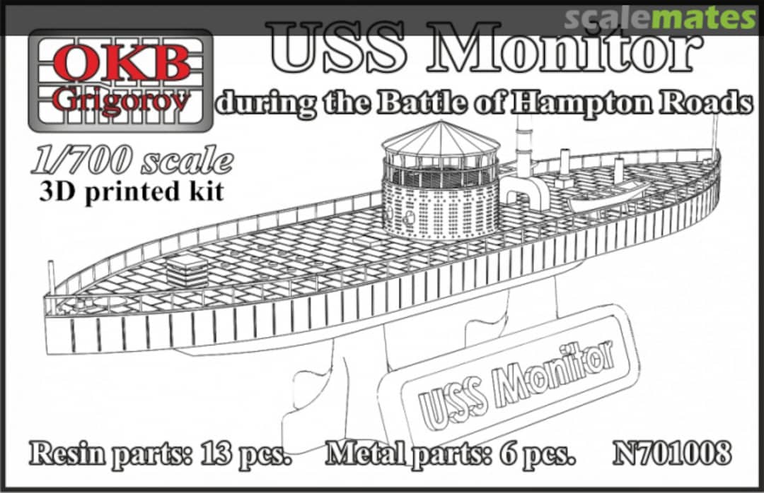 Boxart USS Monitor N701008 OKB Grigorov Boxart USS Monitor N701008 OKB Grigorov