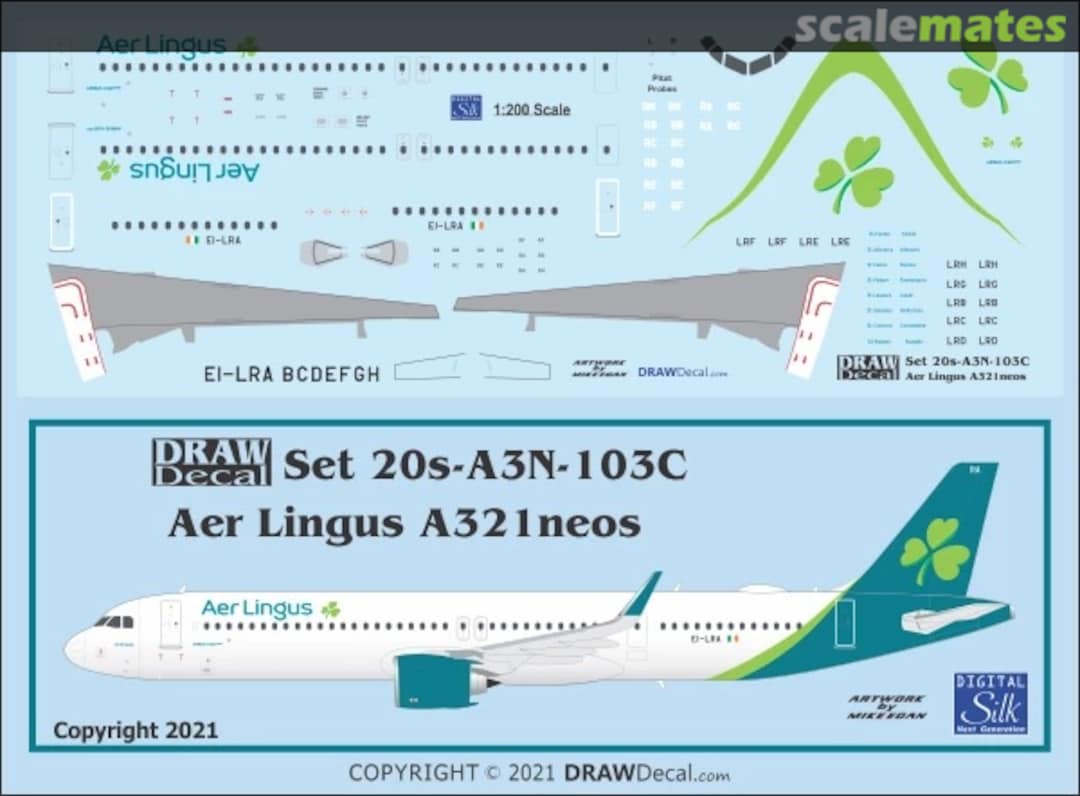 Boxart Aer Lingus A321neos 20-A3N-103C Draw Decal Boxart Aer Lingus A321neos 20-A3N-103C Draw Decal