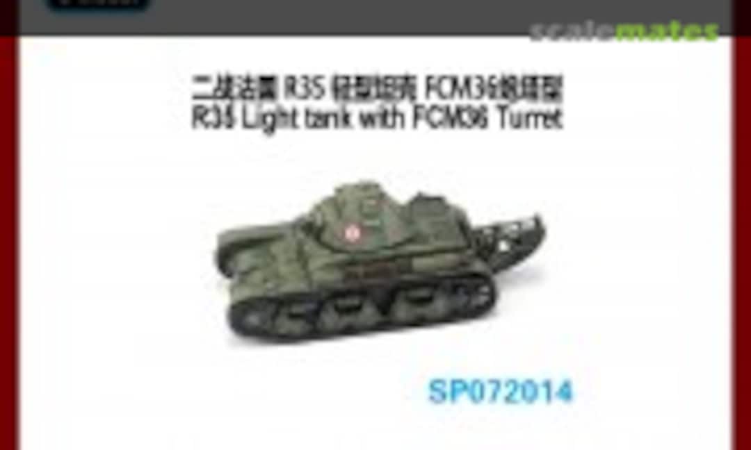 1:72 R35 Light tank with FCM36 Turret (S-Model (China) SP072014)