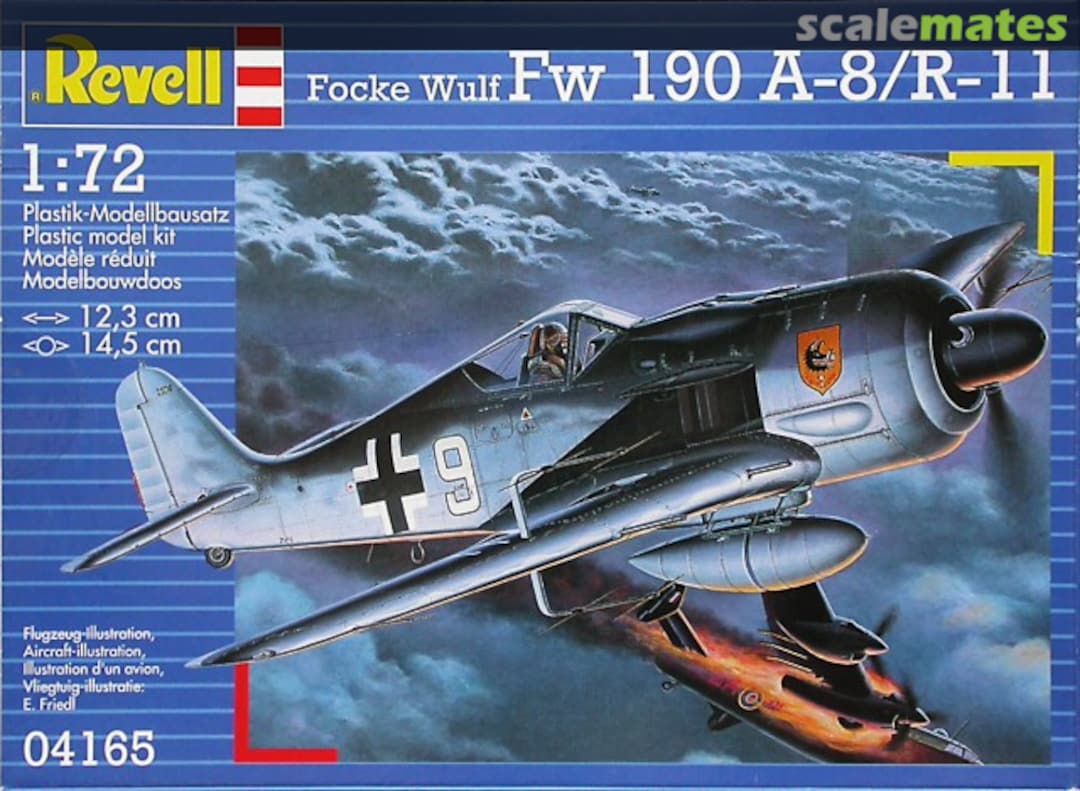 Boxart Focke Wulf Fw 190 A-8/R-11 04165 Revell Boxart Focke Wulf Fw 190 A-8/R-11 04165 Revell