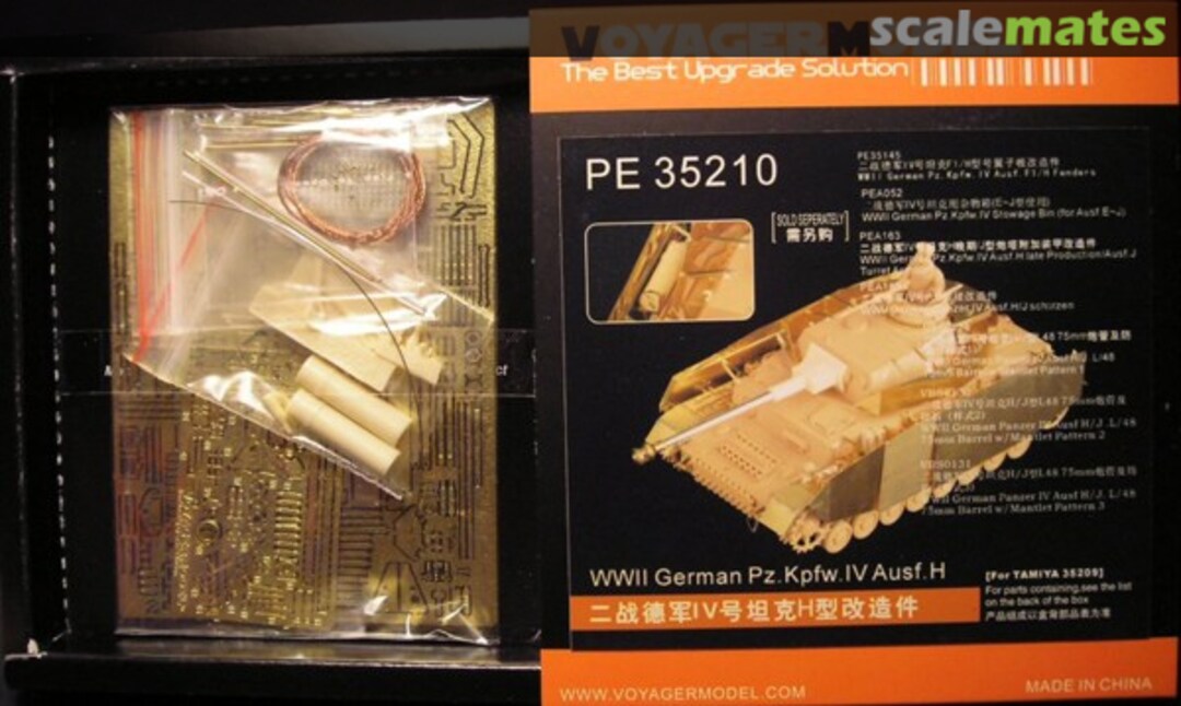 Boxart Panzer IV Ausf. H PE35210 Voyager Model Boxart Panzer IV Ausf. H PE35210 Voyager Model