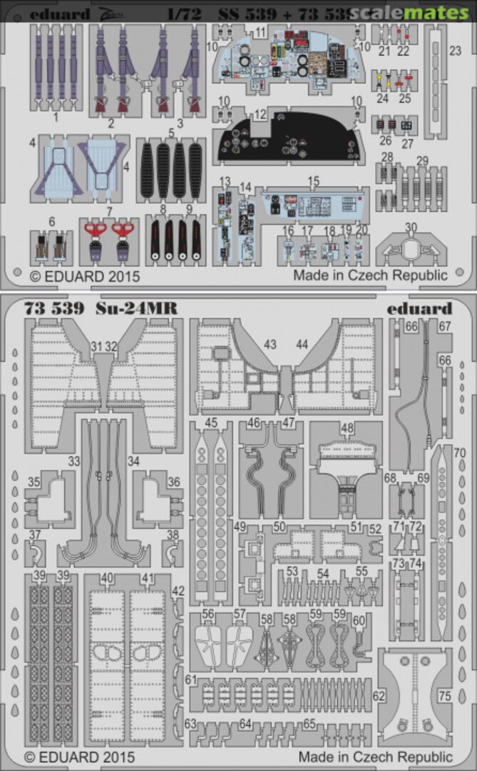 Boxart Sukhoi Su-24MR "Fencer-E" 73539 Eduard Boxart Sukhoi Su-24MR "Fencer-E" 73539 Eduard