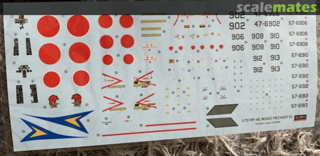 Contents McDonnell Douglas RF-4E Phantom II 7A-G15 Fujimi Contents McDonnell Douglas RF-4E Phantom II 7A-G15 Fujimi