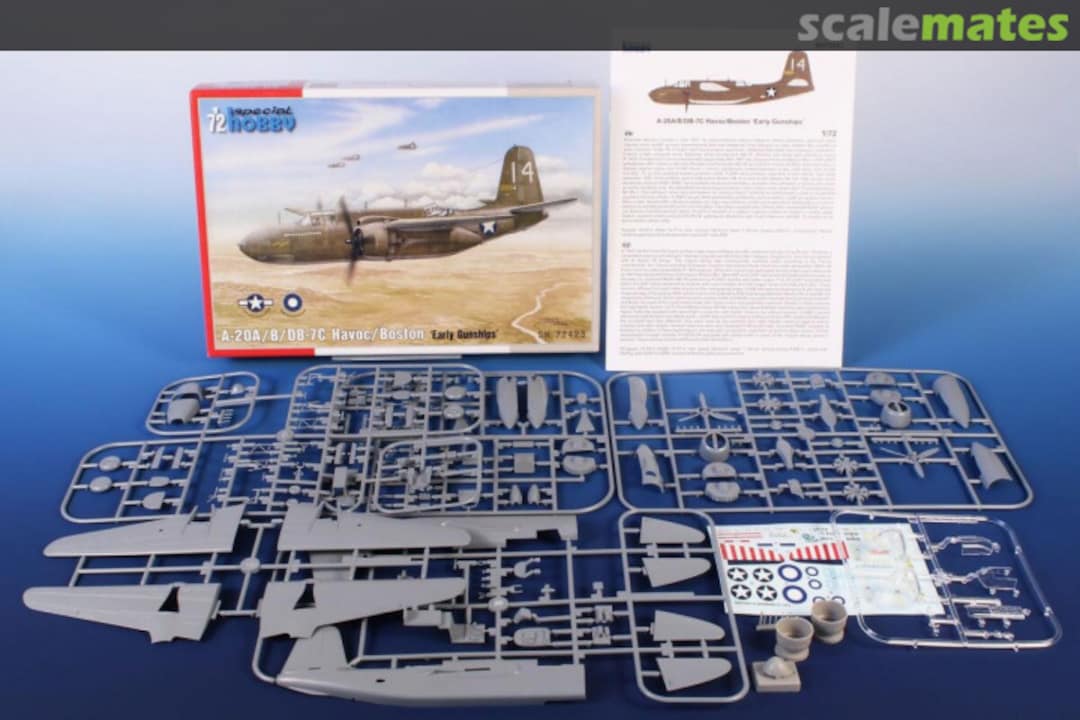 Contents A-20A/B/DB-7C Havoc/Boston SH72423 Special Hobby Contents A-20A/B/DB-7C Havoc/Boston SH72423 Special Hobby