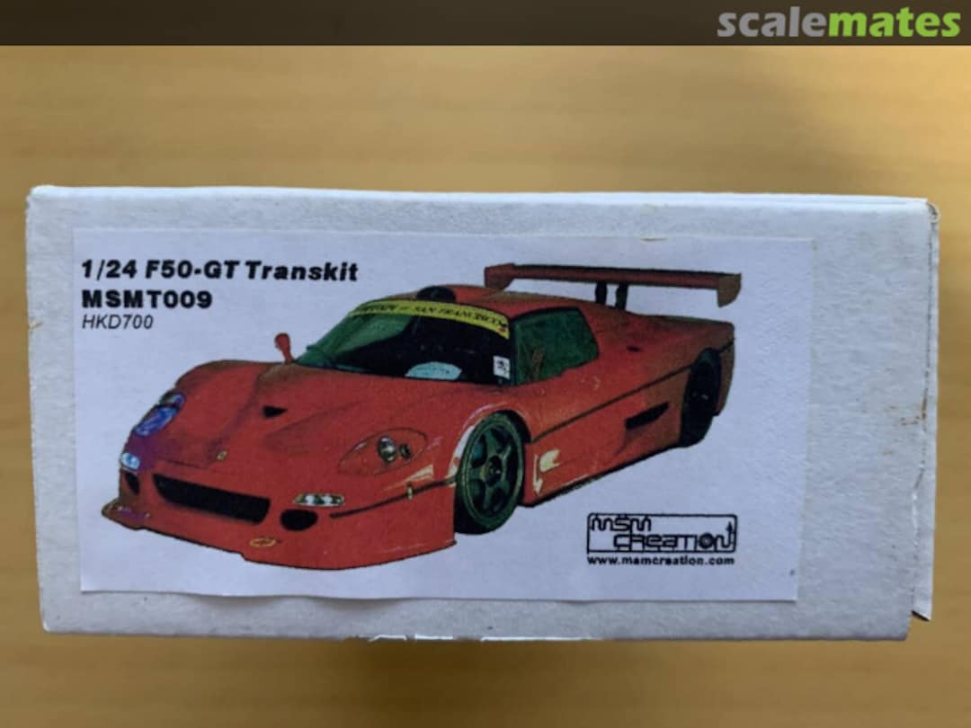 Boxart Ferrari F50 GT MSMT009 MSM Creation