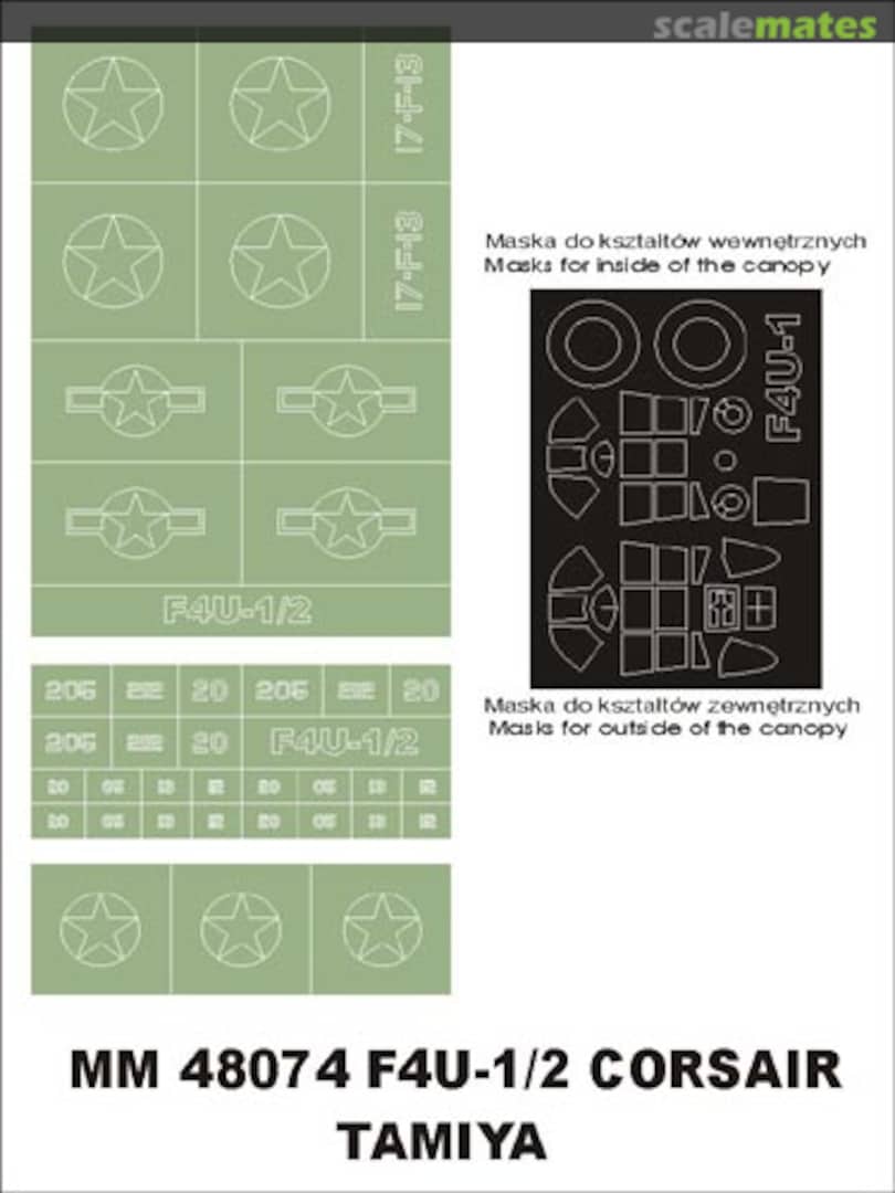 Boxart Vought F4U-1 Corsair MM48074 Montex Boxart Vought F4U-1 Corsair MM48074 Montex