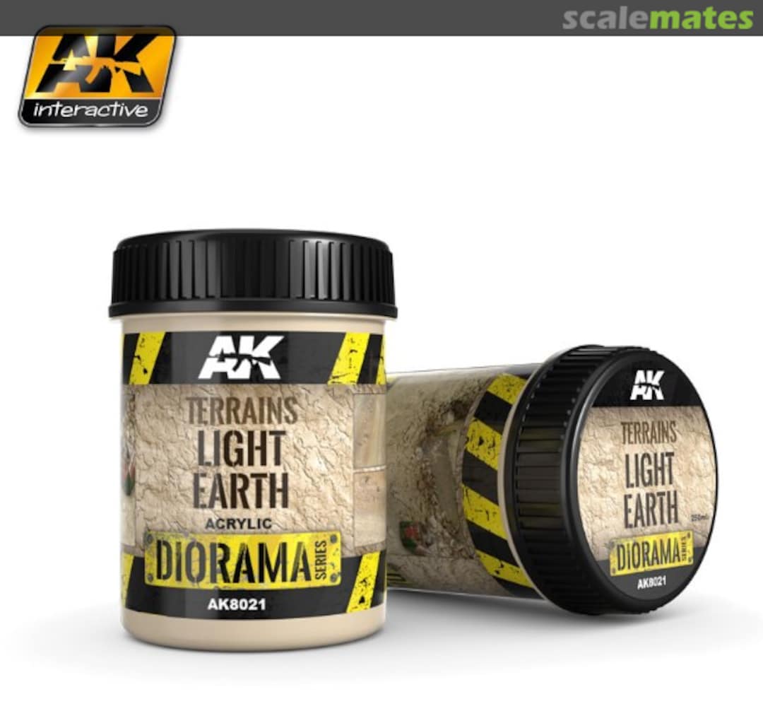 Boxart TERRAINS LIGHT EARTH 250ML AK 8021 AK Interactive Boxart TERRAINS LIGHT EARTH 250ML AK 8021 AK Interactive