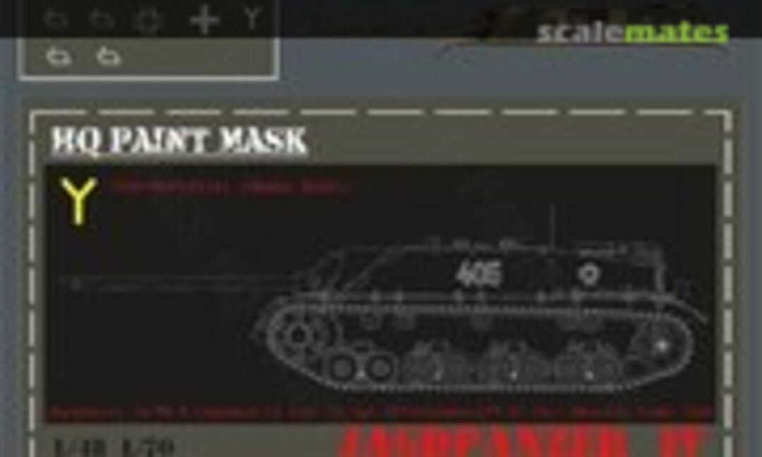 1:16 Jagdpanzer L70 5.kompanie/II Abt.Pz.Rgt 25 'Rothenburg' 7 Pz.Div Eastern Front 1945 Paint Mask (HQ-Masks JGA 0022) JGA 0022