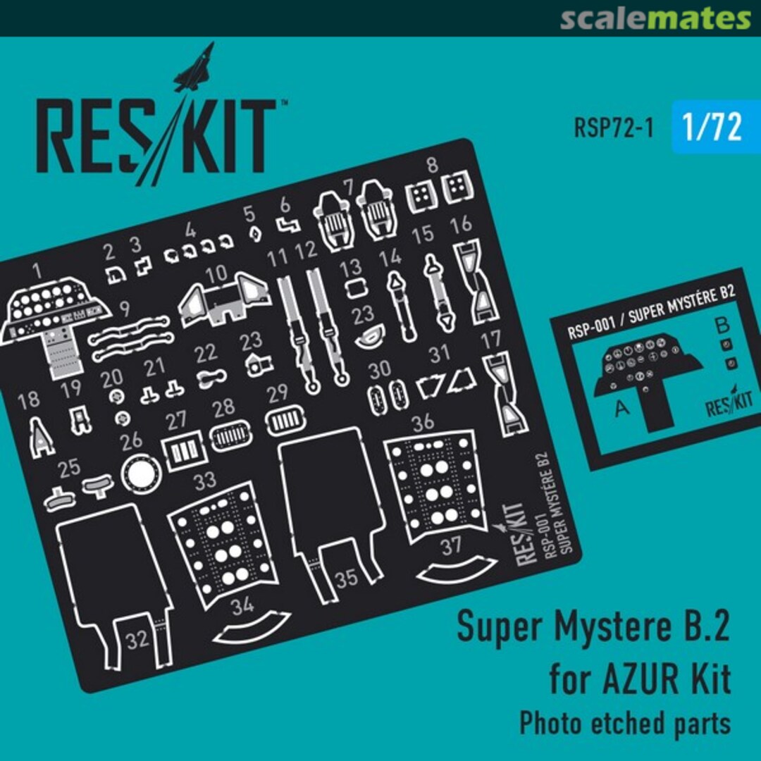 Boxart Super Mystere B.2 RSP72-0001 ResKit Boxart Super Mystere B.2 RSP72-0001 ResKit