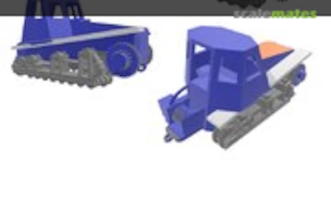 1:76 Talus tracked beach tractor 3d print (Dragonbadger Models db76014) db76014