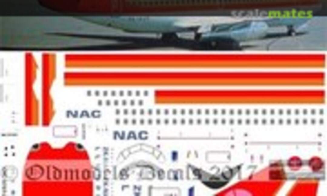 1:72 NAC 2nd B737-200 scheme (Oldmodels Decals OMD0113) OMD0113