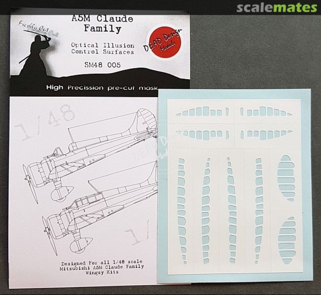 Boxart Mitsubishi A5M Claude SM48005 DEAD Design Models