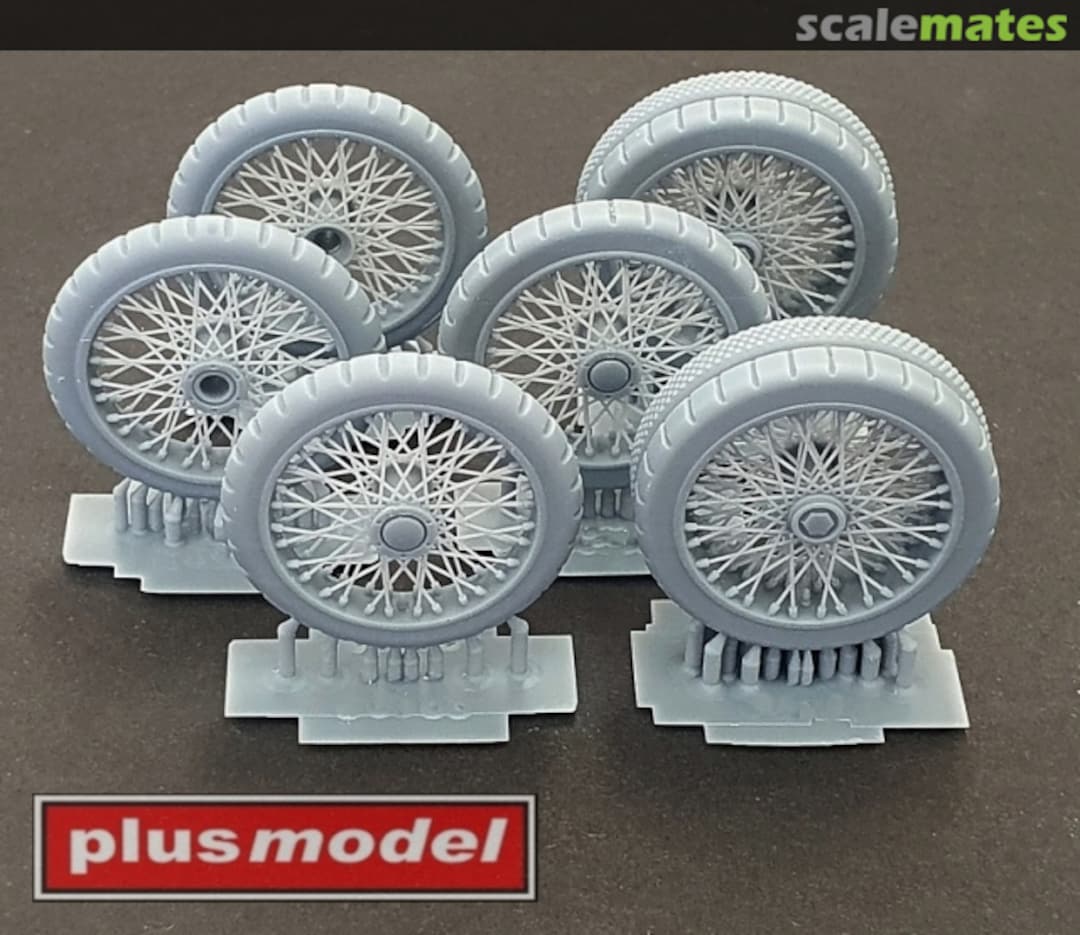 Boxart Wheels set for Lanchester WWI - CSM DP3016 PlusModel Boxart Wheels set for Lanchester WWI - CSM DP3016 PlusModel