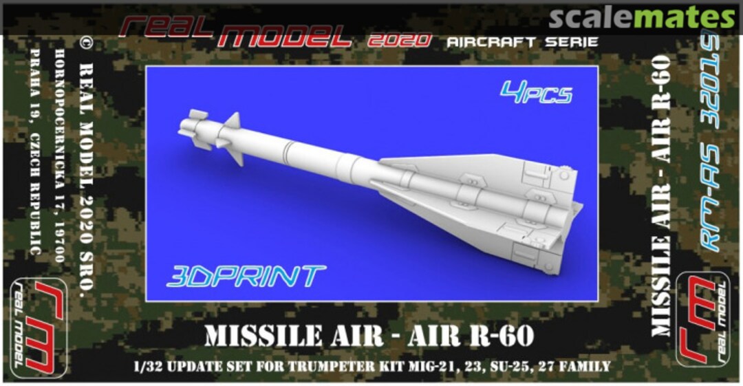Boxart R-60 Air to air missile RM-AS32019 Real Model