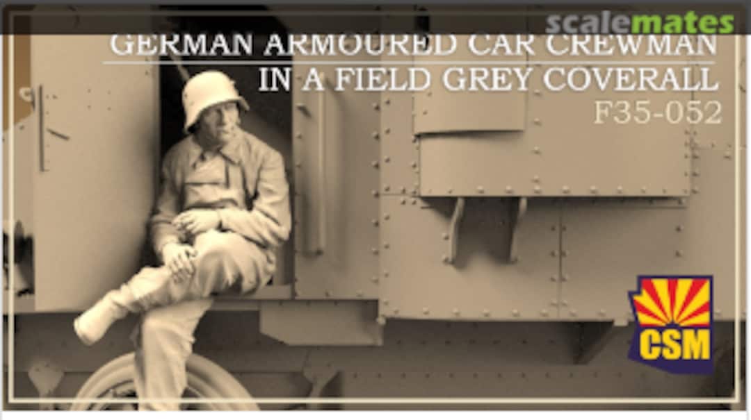 Boxart Armoured Car Crewman F35-052 Copper State Models