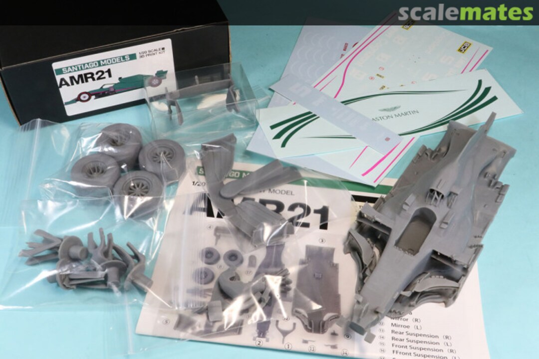 Boxart Aston Martin AMR21 Santiago Models Boxart Aston Martin AMR21 Santiago Models