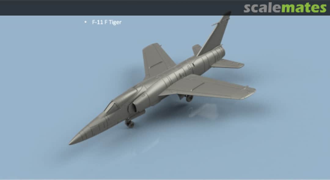 Boxart Grumman F-11 F Tiger unfolded wings - 3D printed (5 pcs) 3D400232 L'Arsenal Boxart Grumman F-11 F Tiger unfolded wings - 3D printed (5 pcs) 3D400232 L'Arsenal