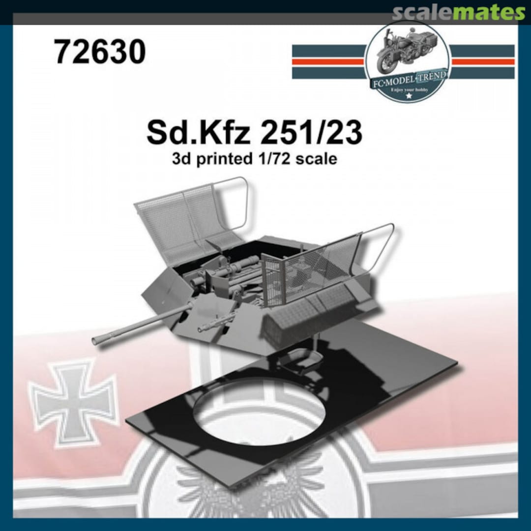 Boxart Sd.Kfz 251/23 conversion 72630 FC Model Trend Boxart Sd.Kfz 251/23 conversion 72630 FC Model Trend