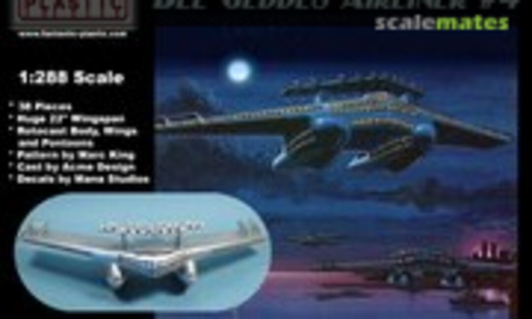 1:288 Bell Geddes Airliner 4 (Fantastic Plastic )