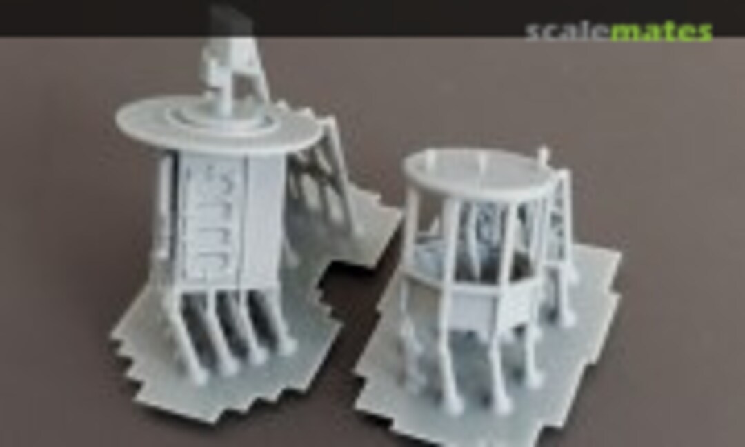 1:200 Type 271 Target Indication Radar, with octagonal "Lantern" enclosure (Model Monkey 200-Type 271 octagonal) 200-Type 271 octagonal