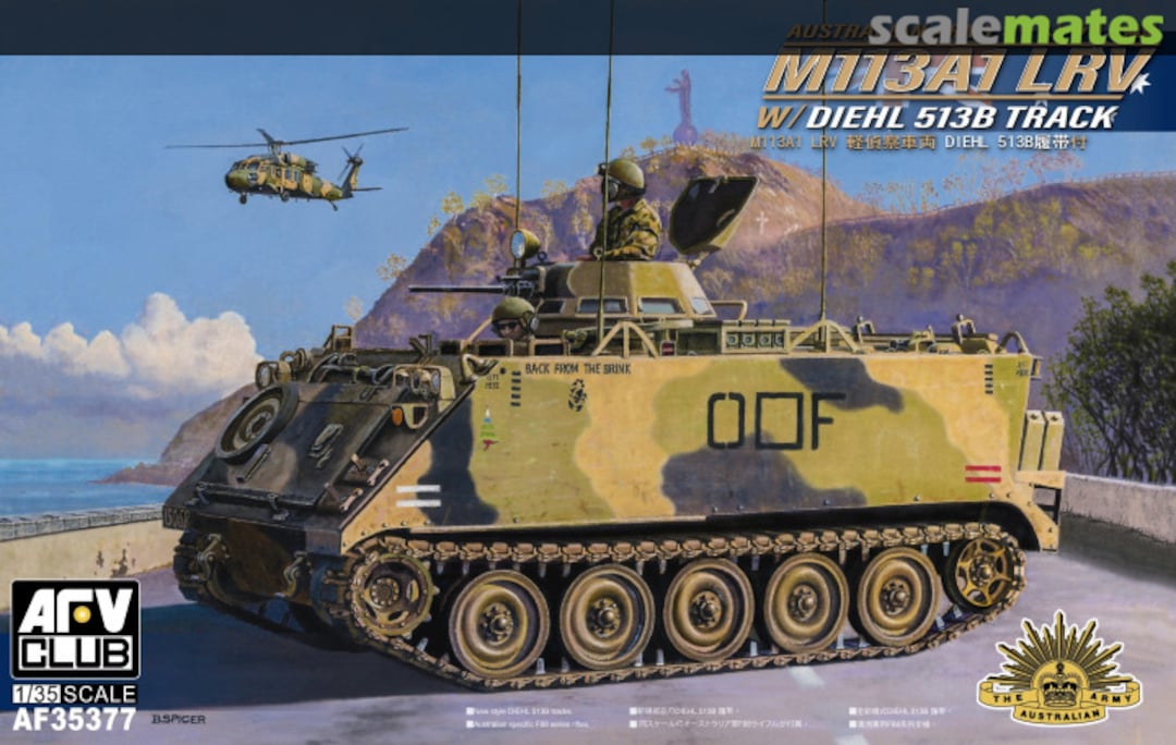 Boxart M113A1 LRV AF35377 AFV Club Boxart M113A1 LRV AF35377 AFV Club