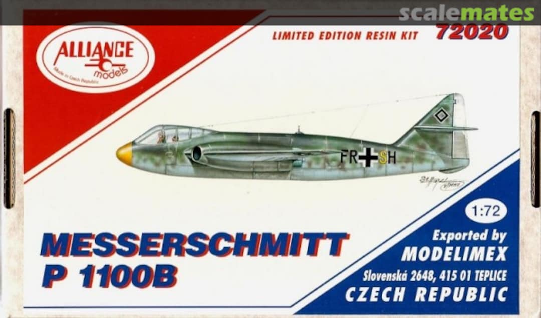 Boxart Messerschmitt P 1100B 72020 Alliance Models Boxart Messerschmitt P 1100B 72020 Alliance Models