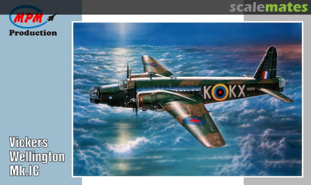 Boxart Vickers Wellington Mk.IC 72099 MPM Production Boxart Vickers Wellington Mk.IC 72099 MPM Production