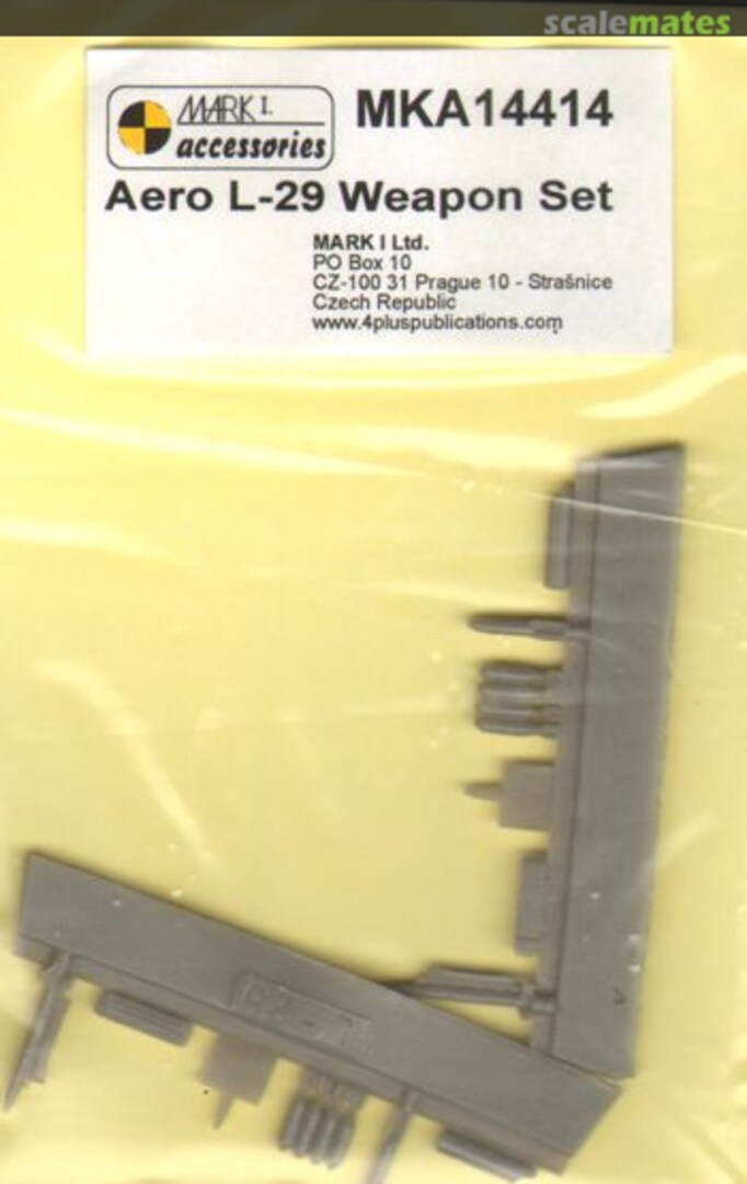 Boxart Aero L-29 Delfin Weapon Set MKA14414 Mark I Models Boxart Aero L-29 Delfin Weapon Set MKA14414 Mark I Models