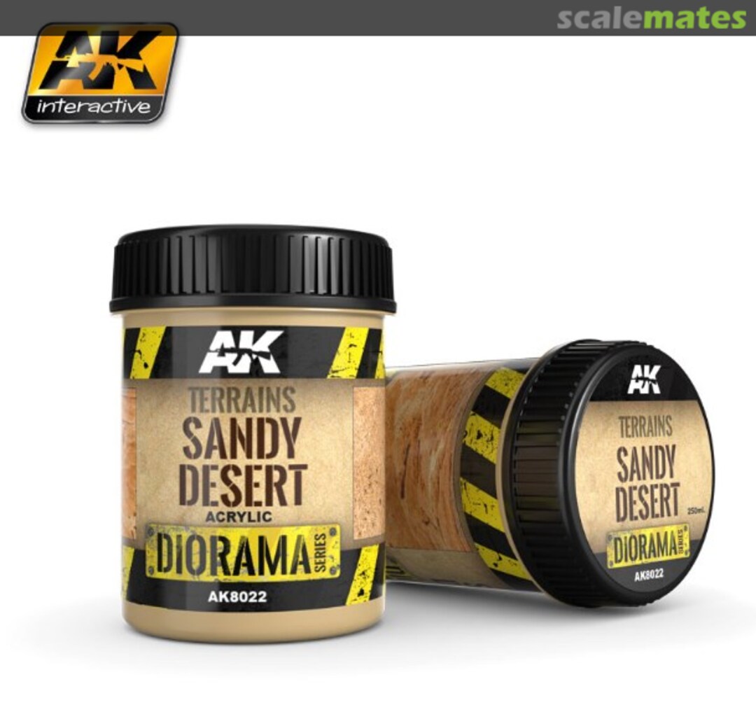 Boxart TERRAINS SANDY DESERT 250ML AK 8022 AK Interactive Boxart TERRAINS SANDY DESERT 250ML AK 8022 AK Interactive