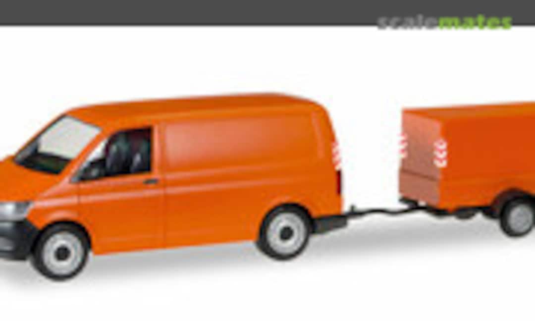 1:87 VW T6 with canvas-trailer (Herpa 093071)