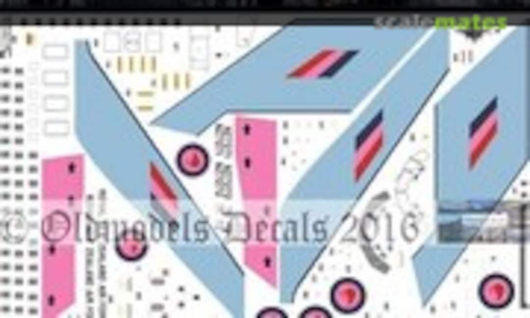 1:200 RNZAF Boeing 727-022C late/second scheme (Oldmodels Decals OMD0025) OMD0025