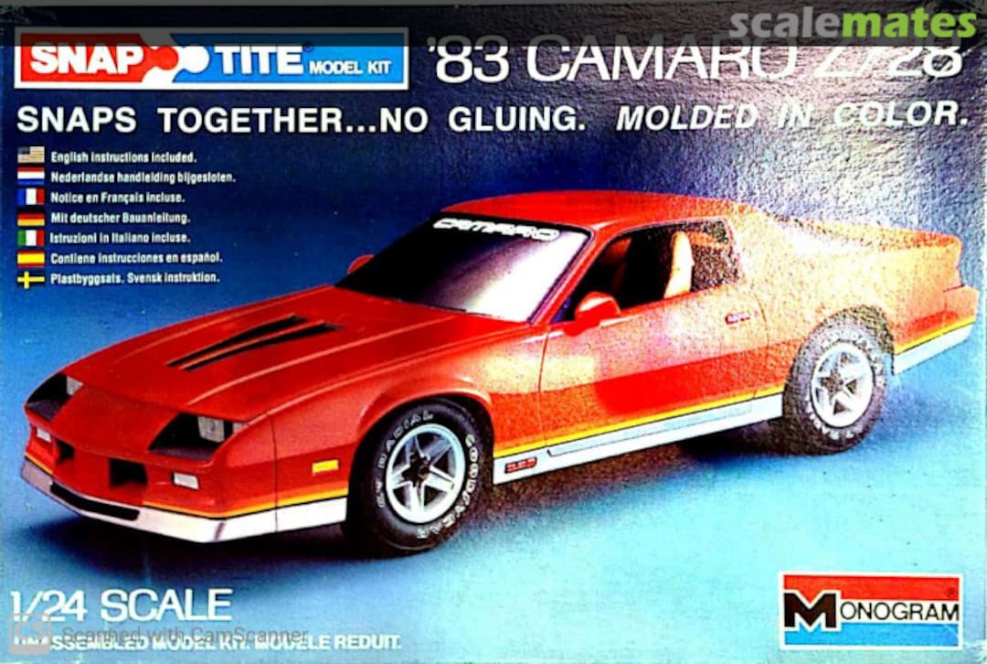 Boxart '83 Camaro Z/28 1404 Monogram