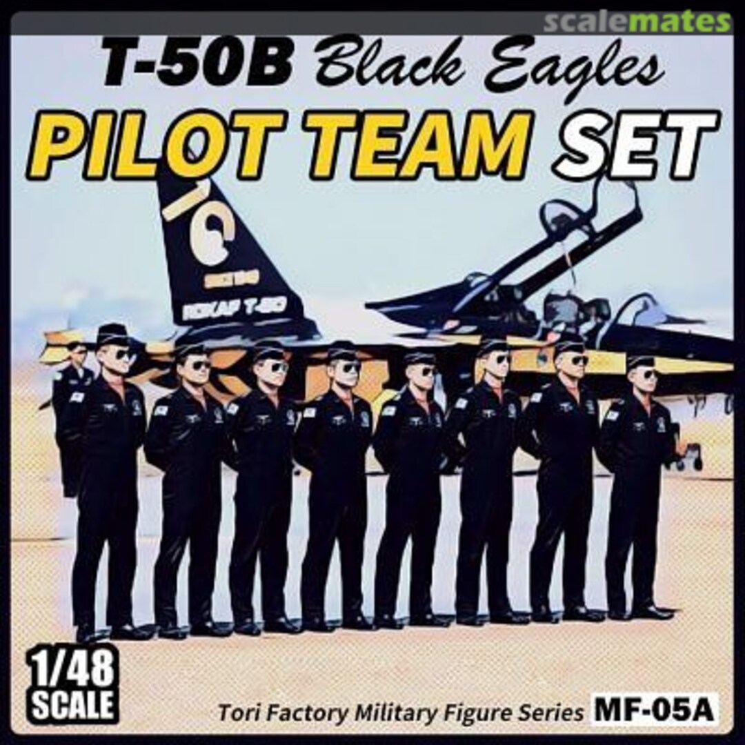 Boxart T-50B Black Eagles Pilot Team Set MF-05A Tori Factory