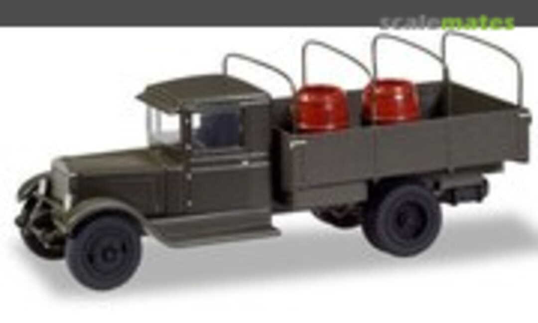 1:87 ZiS-5 with Roof Arches and Barrels &quot;Soviet Union 1938-45&quot; (Herpa 746342)