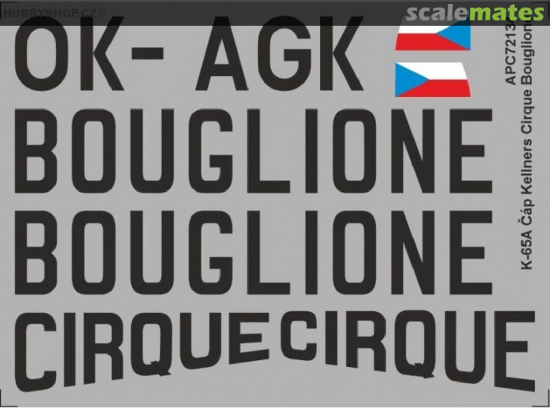 Contents K-65 Čáp Robert Kellners APC72134 APC Decals