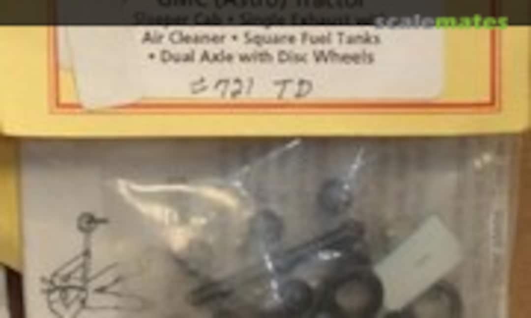 1:87 1969 GMC ASTRO 95 TRACTOR WITH SLEEPER CAB (Alloy Forms AF-3012)